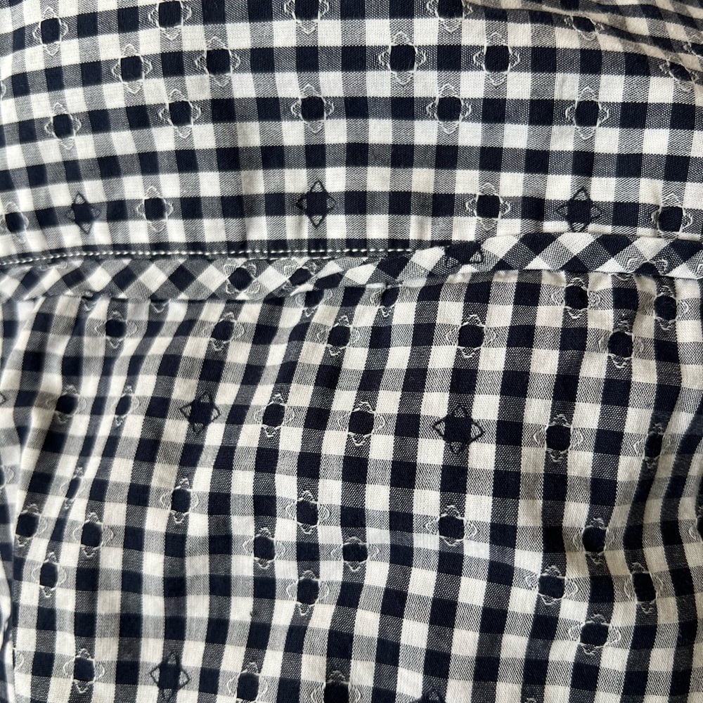 Report Collection Gingham Button-Down Long Sleeve… - image 6